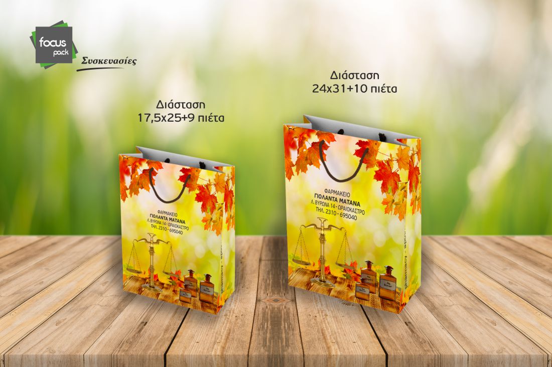 Χάρτινες τσάντες πολυτελείας (KD.240)
